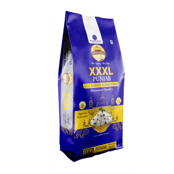 Cooky Choice XXXL Punjab 1121 Biryani Basmati Rice – 30 KG